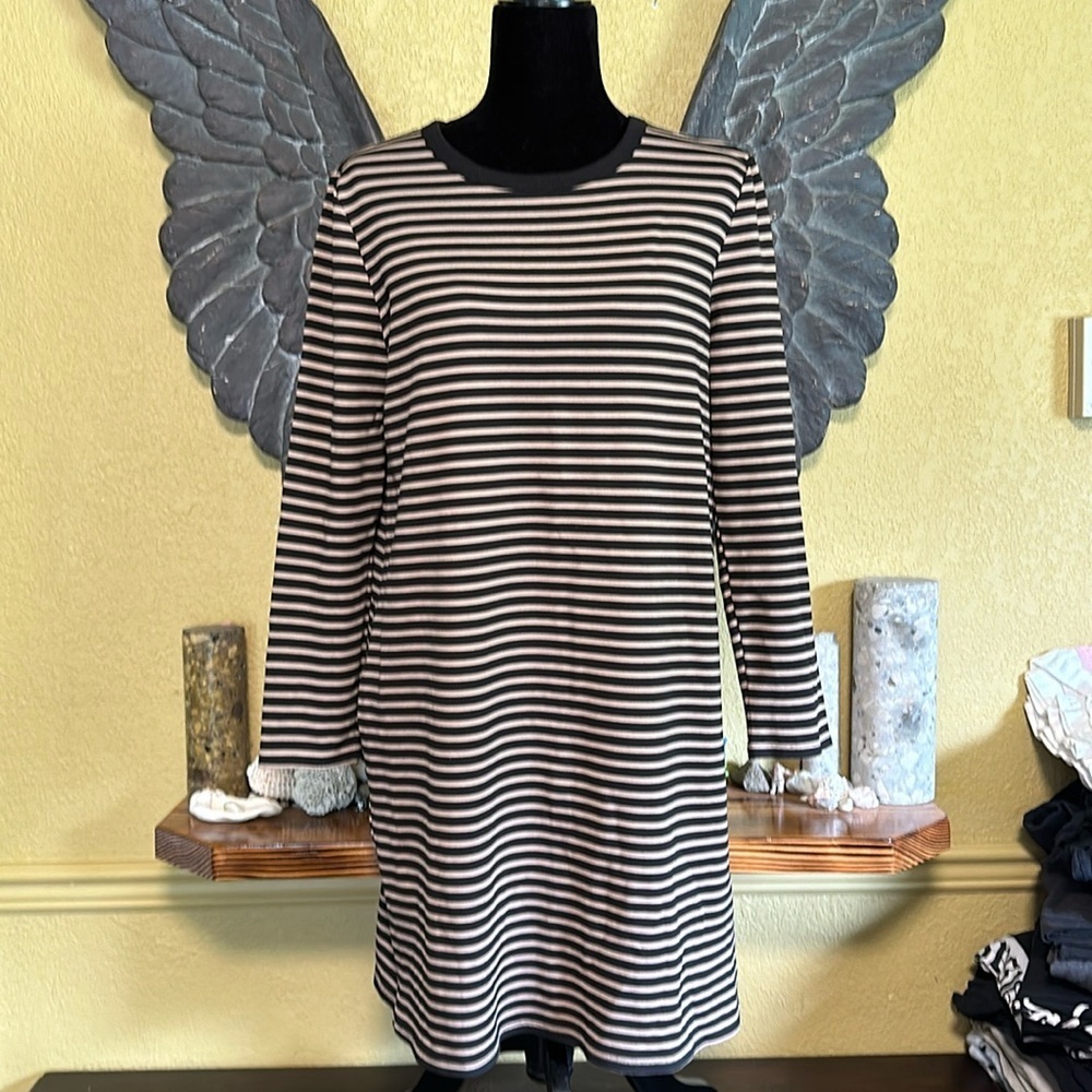 Joe Fresh Striped Long sleeve Dress